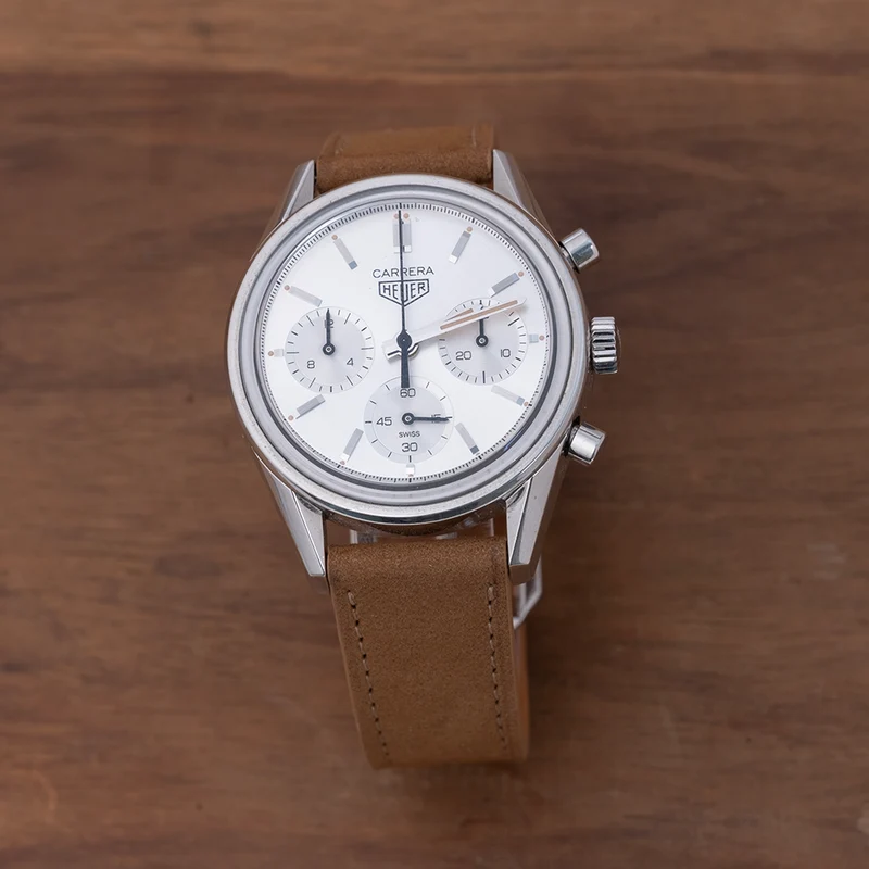 Bracelet de montre nubuck biscuit