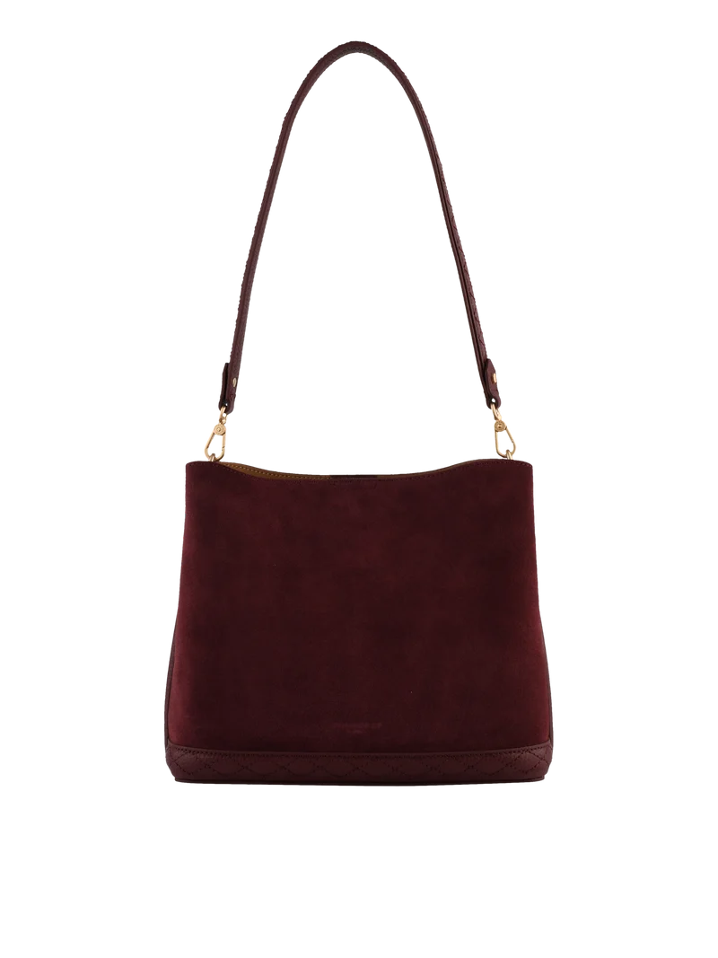 Manhattan Daim - Besace MM bordeaux