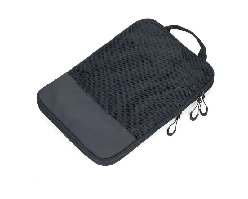 TROIKA Set of travel compression packing cubes "TROIKA BLACK PACKING CUBES"