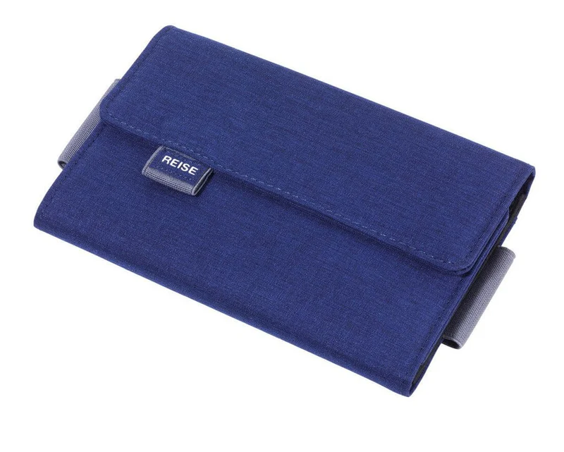 TROIKA Organizer Case "REISEBÜRO" - Blue