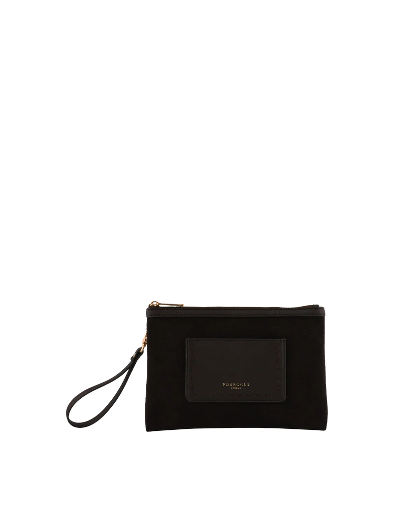 Cassis Daim - Pochette marron
