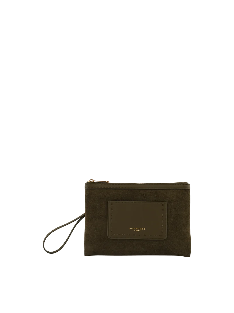 Cassis Daim - Pochette kaki
