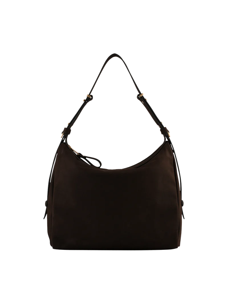 Manuscrit Nubuck - Besace GM marron