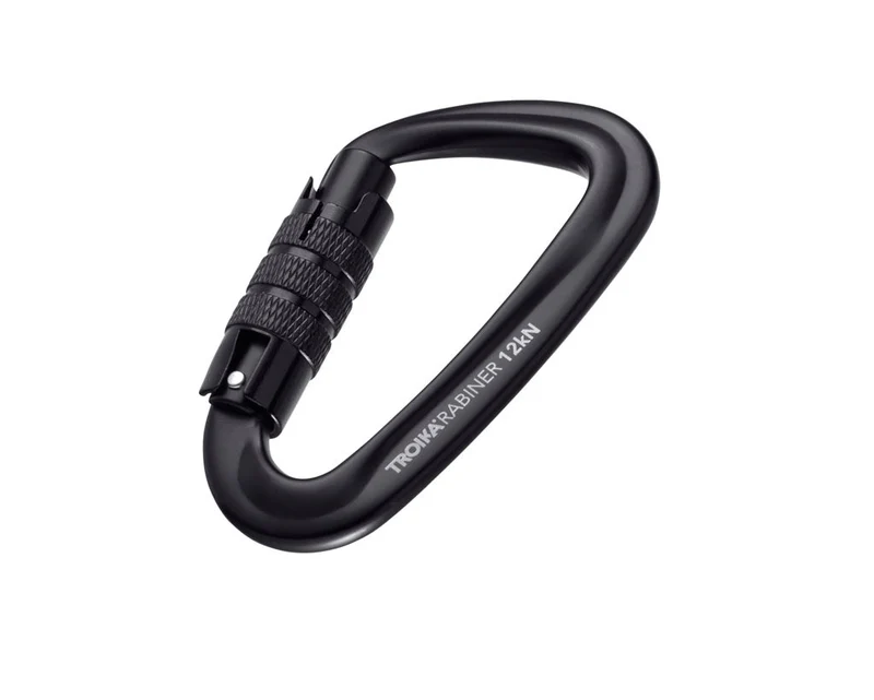 TROIKA Keychain "TROIKARABINER" - Black