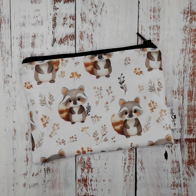 Sac réutilisable pour collation ou sandwich – Animaux – Raton-laveurs Woodland - Raccoon