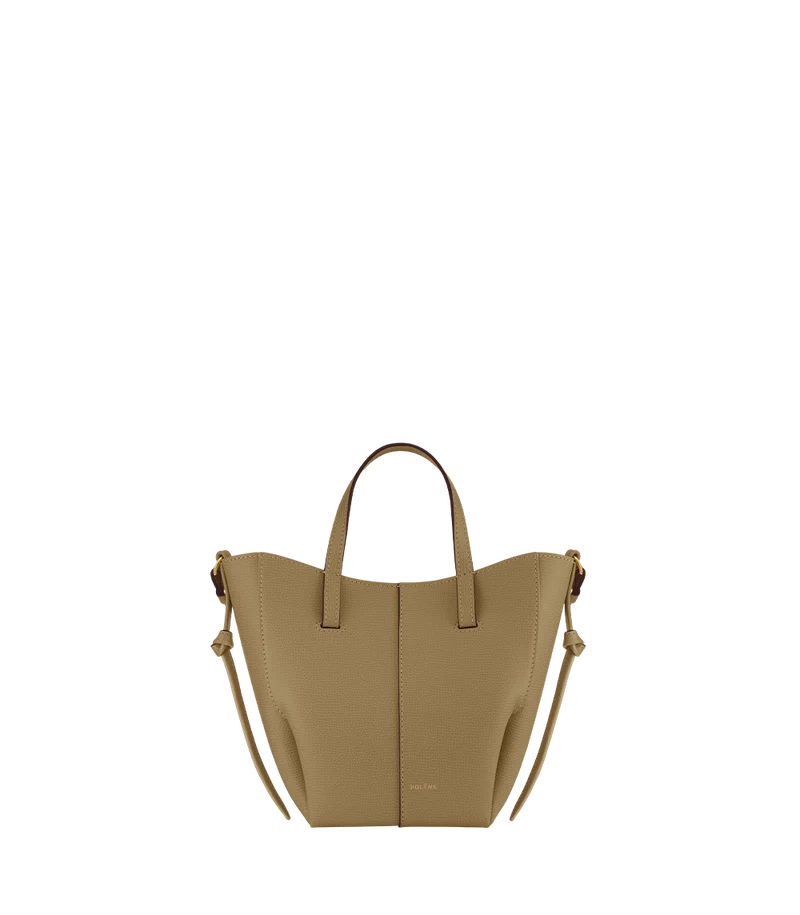 Cyme Tote Nano - Olive Fumée Grainé