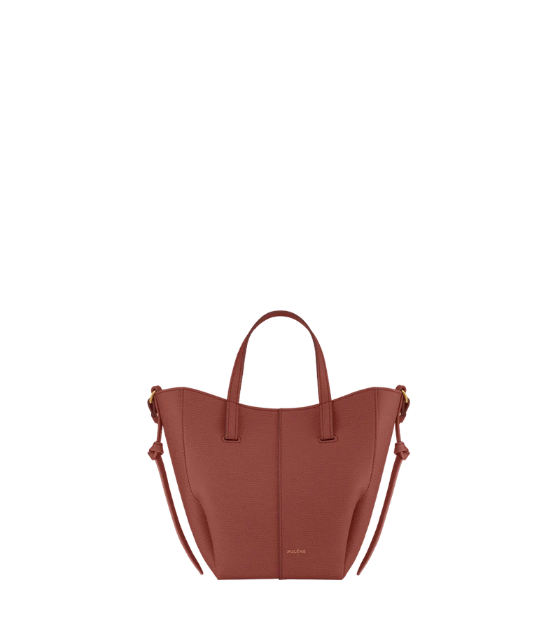 Cyme Tote Nano - Terracotta Grainé