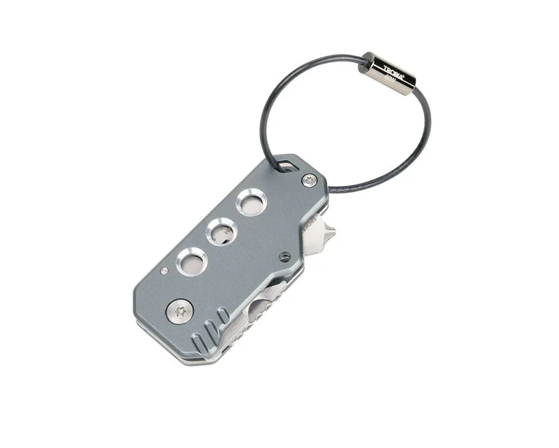 TROIKA Mini tool "KEY TOOL" - Grey