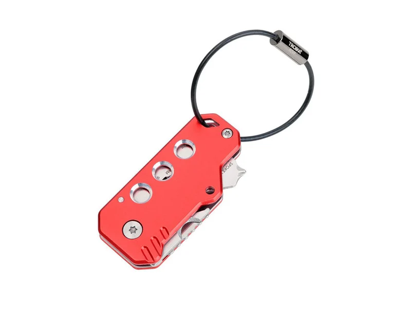 TROIKA Mini tool "KEY TOOL" - Red