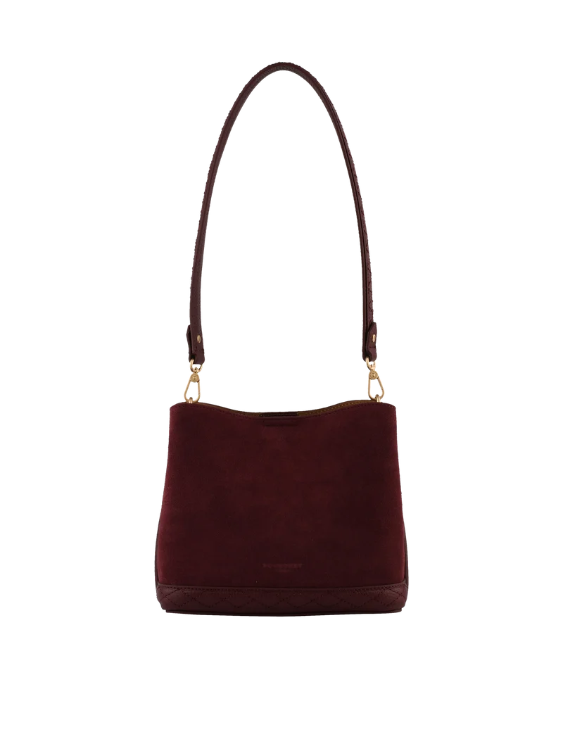 Manhattan Daim - Besace PM bordeaux