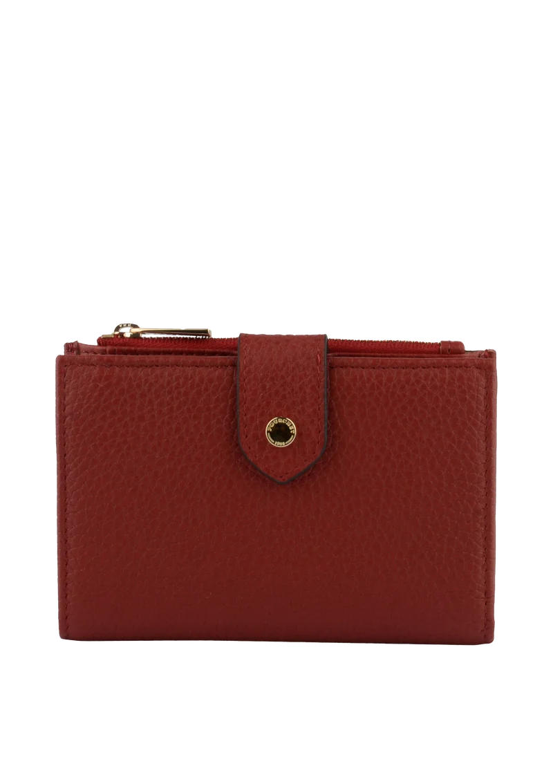 Club - Petit portefeuille rouge