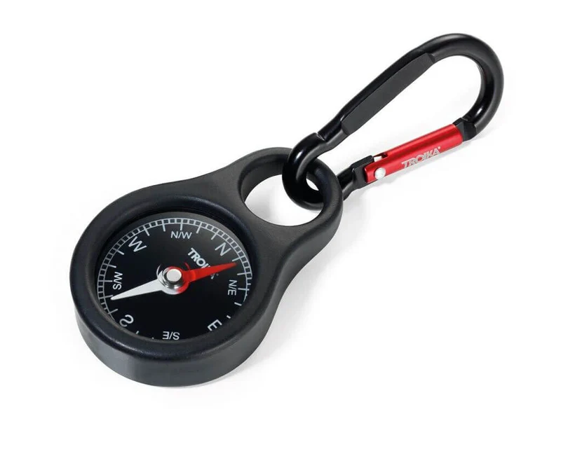 TROIKA Keychain "WEGWEISER" - Black
