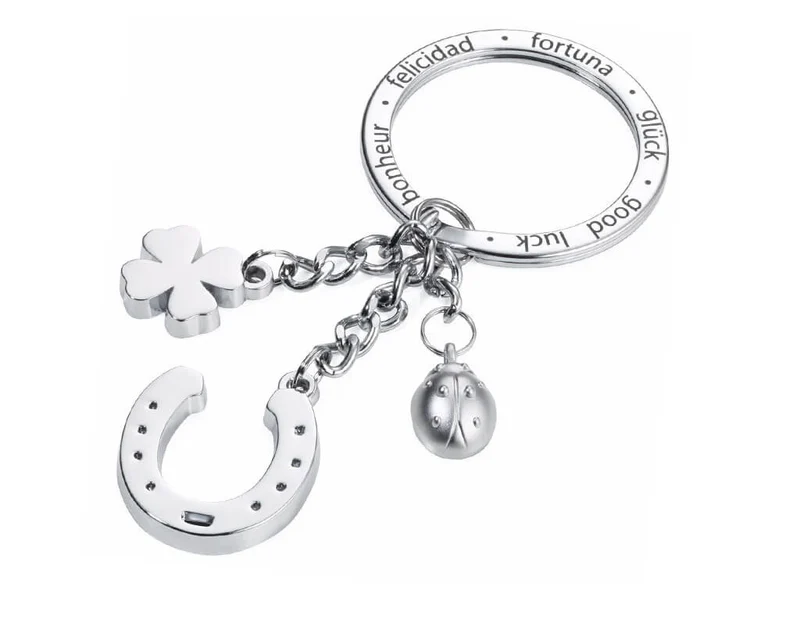 TROIKA Keychain "GLÜCKSBRINGER Hufeisen"