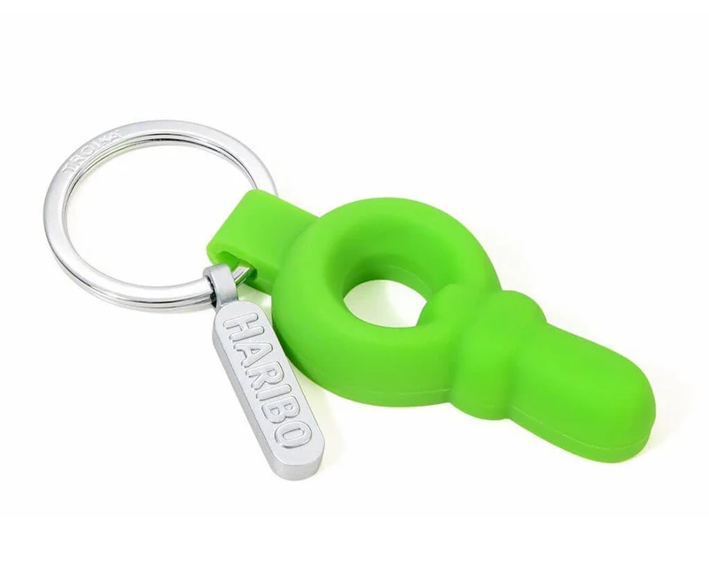 TROIKA Keychain "HARIBO SCHNULLER" - Green