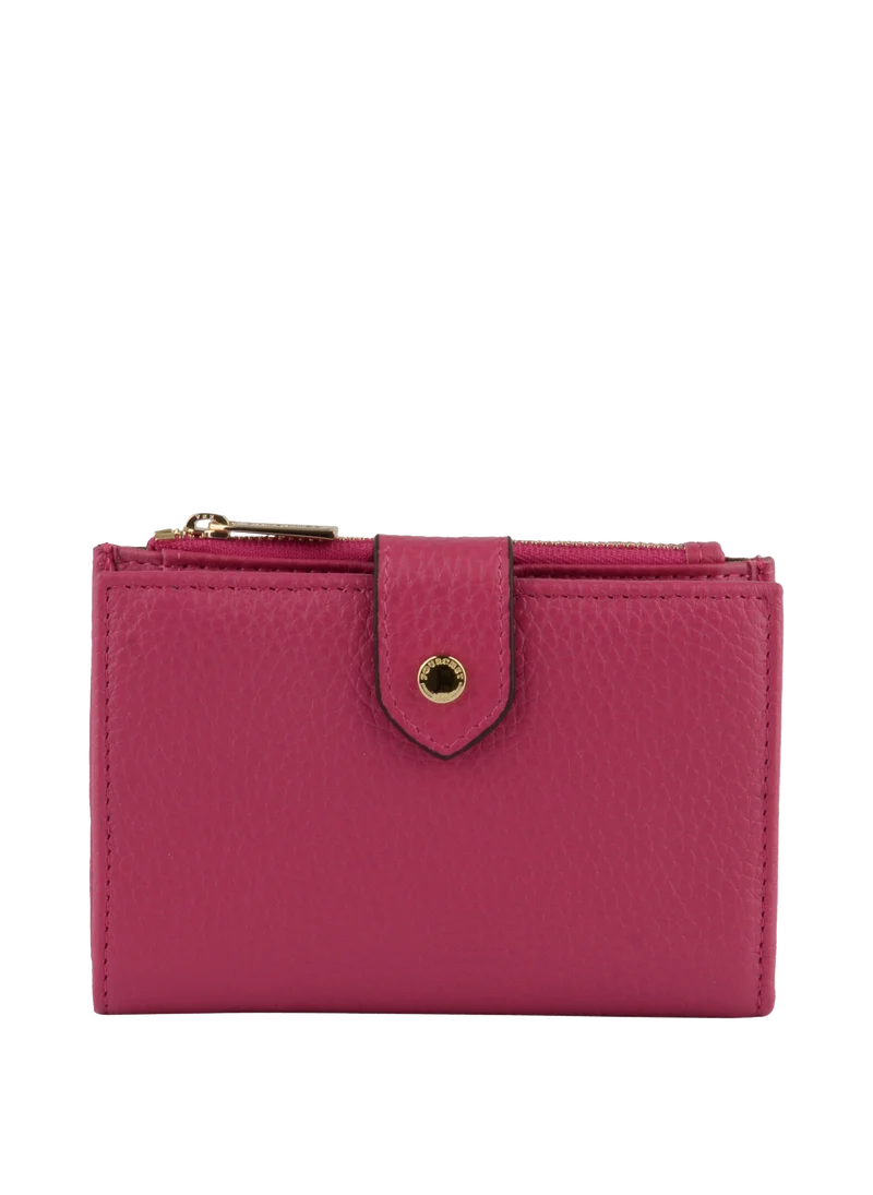 Club - Petit portefeuille fushia