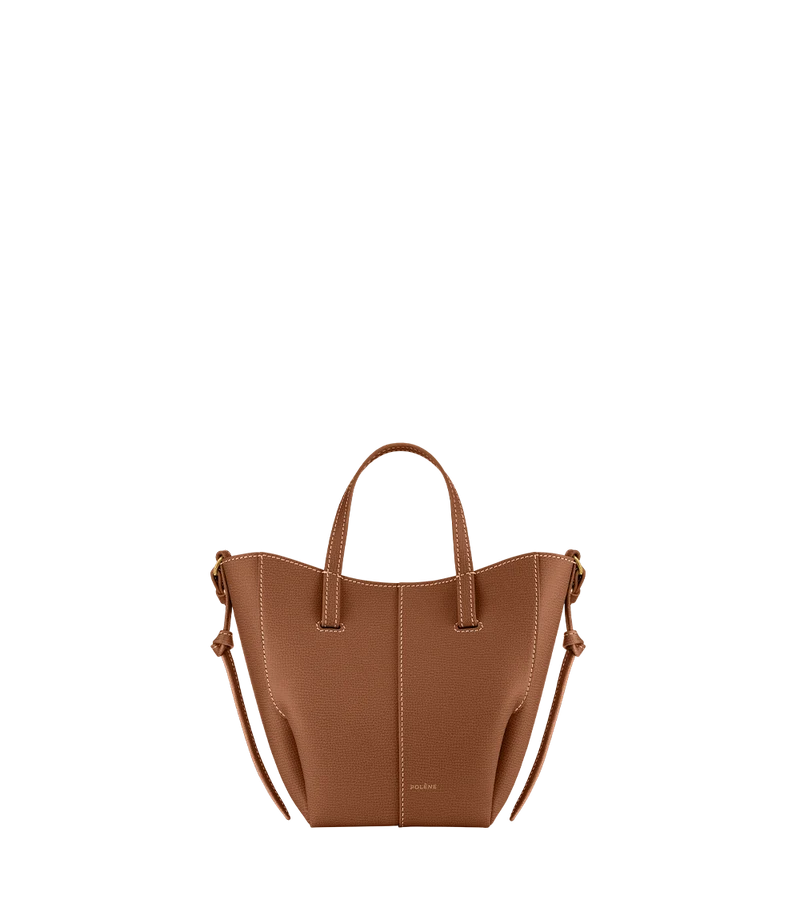 Cyme Tote Nano - Camel Grainé