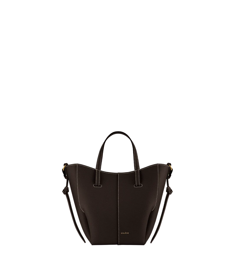 Cyme Tote Nano - Ébène Grainé