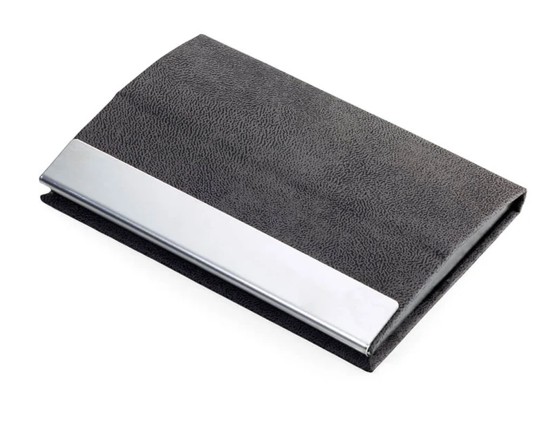 TROIKA Business Card Case "CARD STAND" - Grey