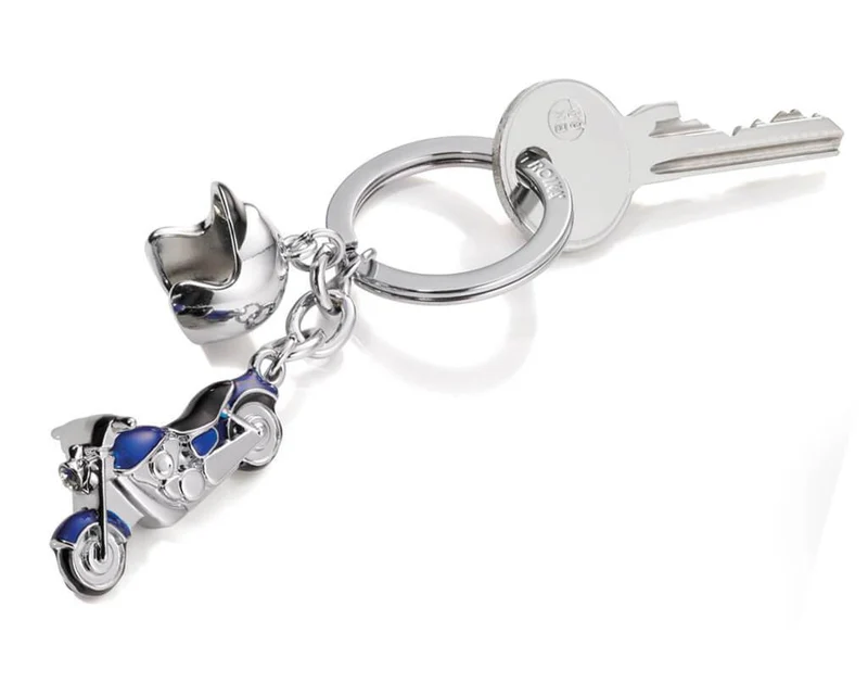 TROIKA Keychain with 2 Charms "KEY CRUISING" - Blue