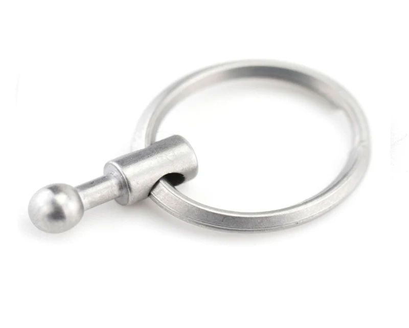 TROIKA Replacement Rings for PATENT Keyring Matt, Set of 5