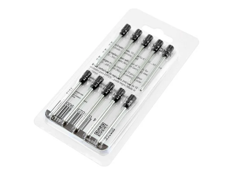TROIKA Refill "MICRO MINE", Set of 10 - Black