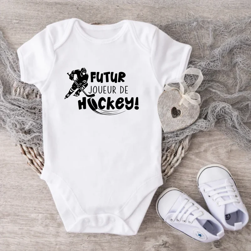 Cache-couche pour bébé - Futur joueur de hockey