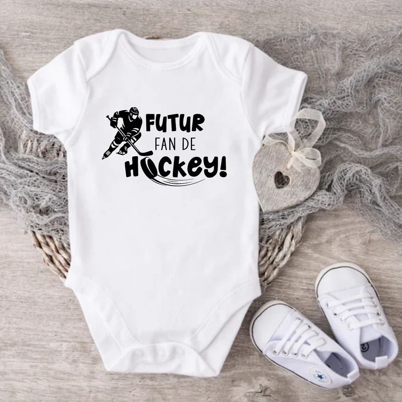 Cache-couche pour bébé - Futur fan de hockey