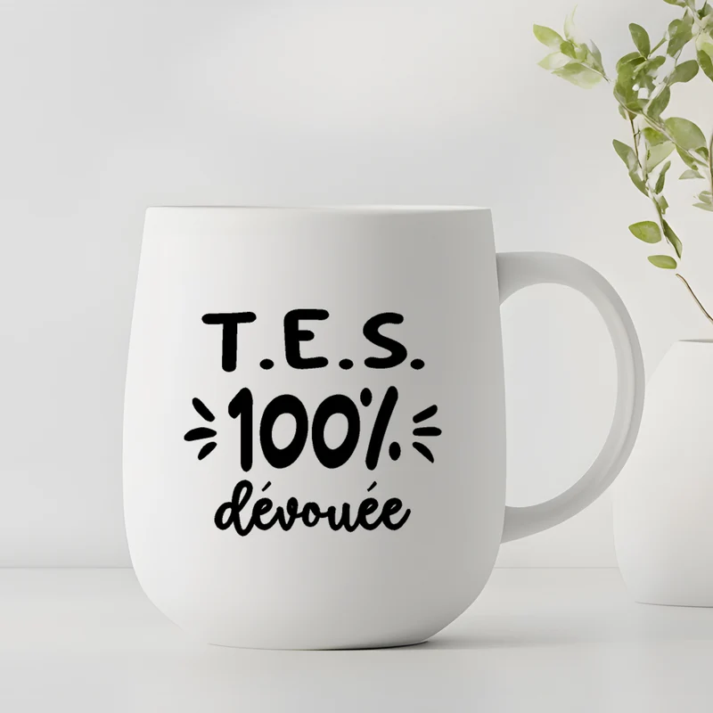 Décalque de vinyle - TES - TES 100% dévouée (FÉMININ) V2