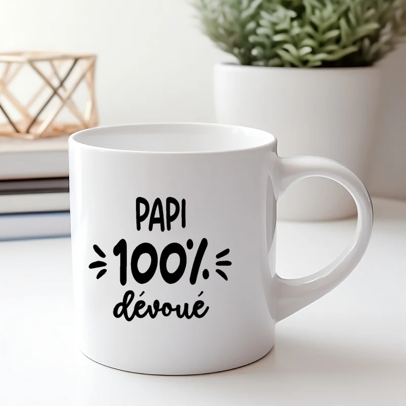 Décalque de vinyle - PAPI - Papi 100% dévoué V2