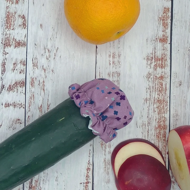 Couvre-Légumes Réutilisables - Remplace pellicule de plastique – Collection Lilas