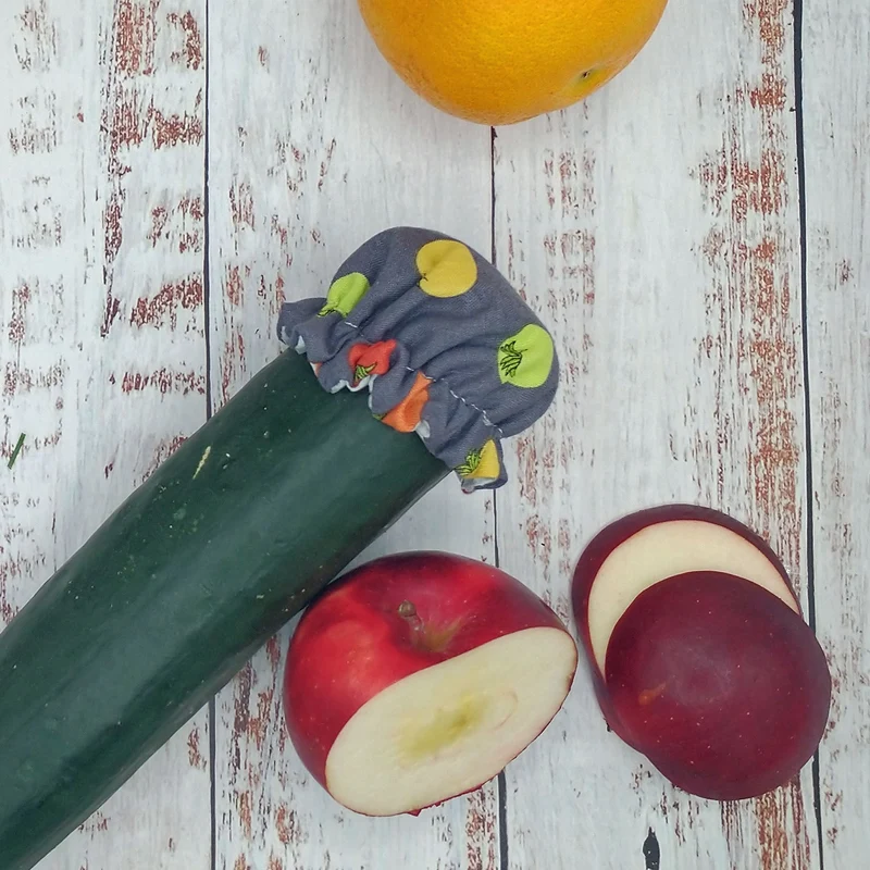 Couvre-Légumes Réutilisables - Remplace pellicule de plastique – Collection Tomates