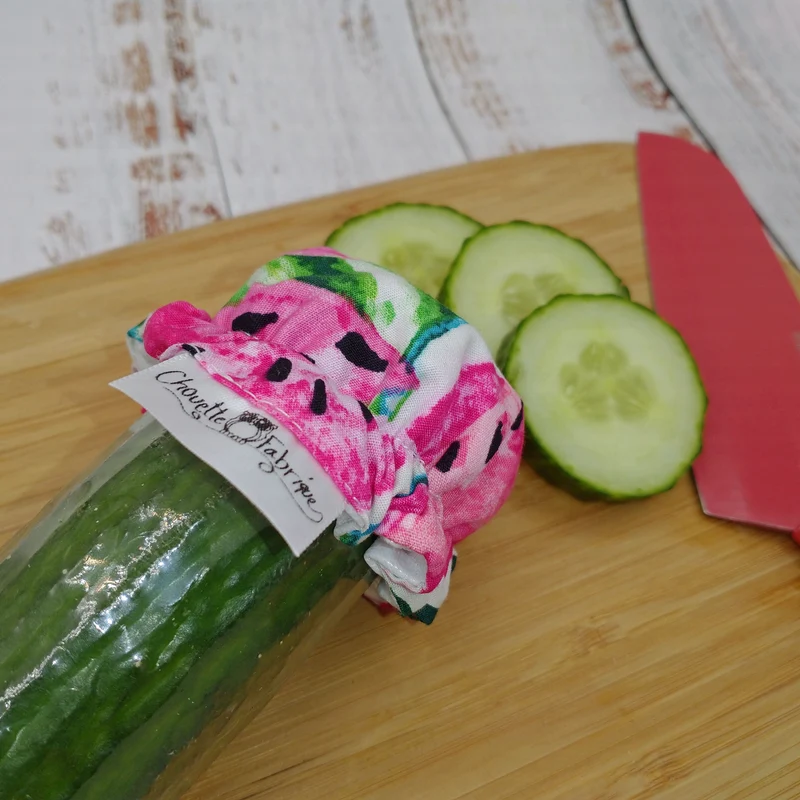 Couvre-Légumes Réutilisables - Remplace pellicule de plastique – Melon d'eau