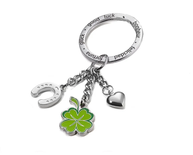 TROIKA Keychain "Lucky Charm Clover"