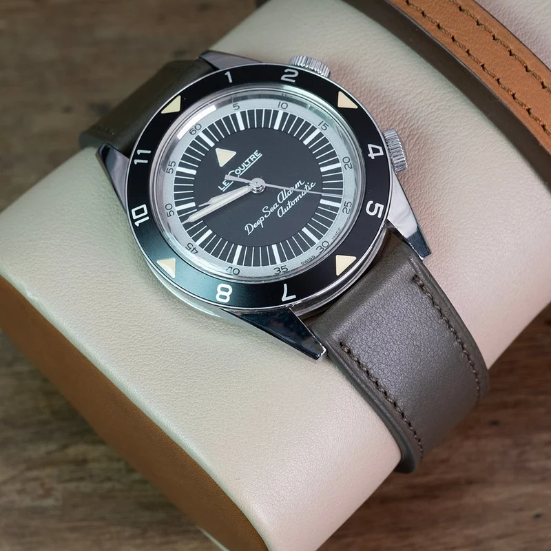 Bracelet de montre veau olive