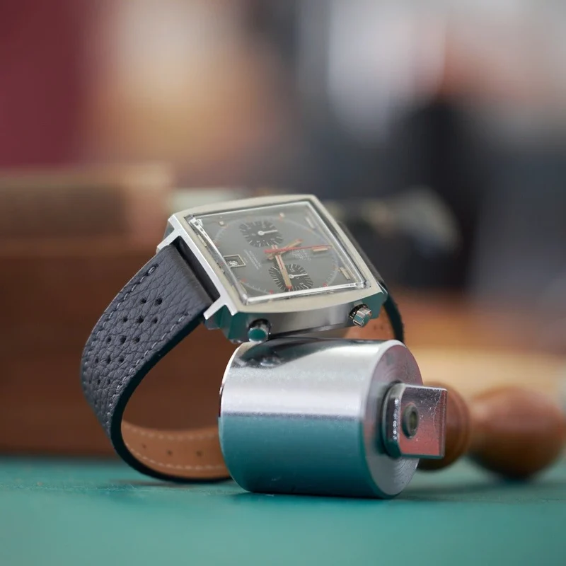 Bracelet racing taurillon gris