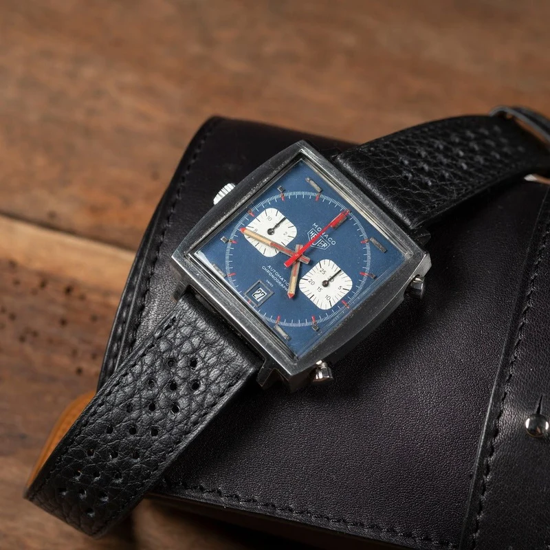 Bracelet racing taurillon noir