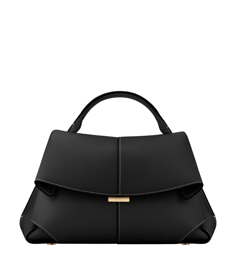 Mokki - Noir Coutures Ecrues Grainé