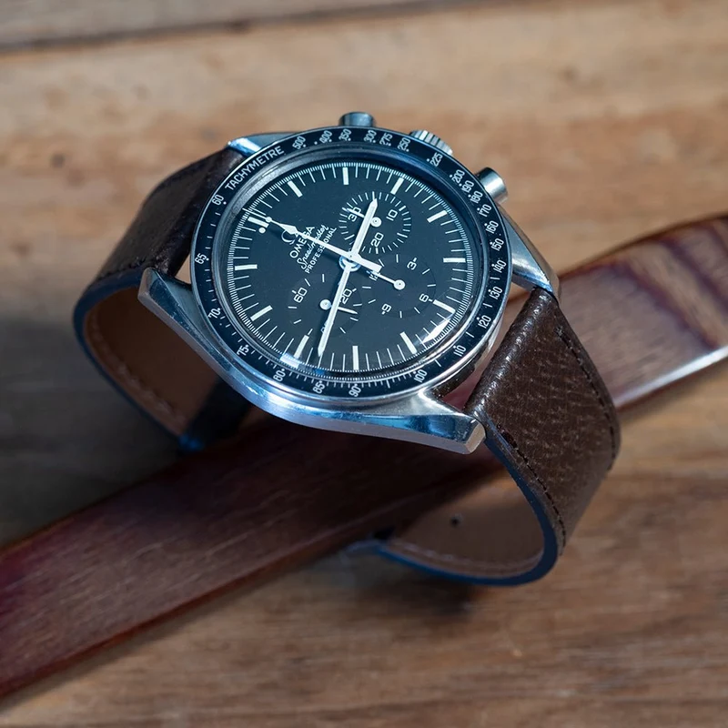Bracelet de montre pigskin café