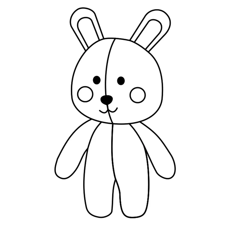 Peluche - Toutou - Mini-Lapin (9") - Souvenirs / Mémoires