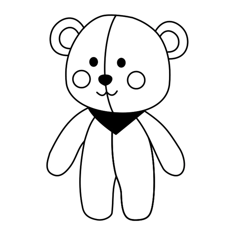 Peluche - Toutou - Mini-Ourson (9") - Souvenirs / Mémoires