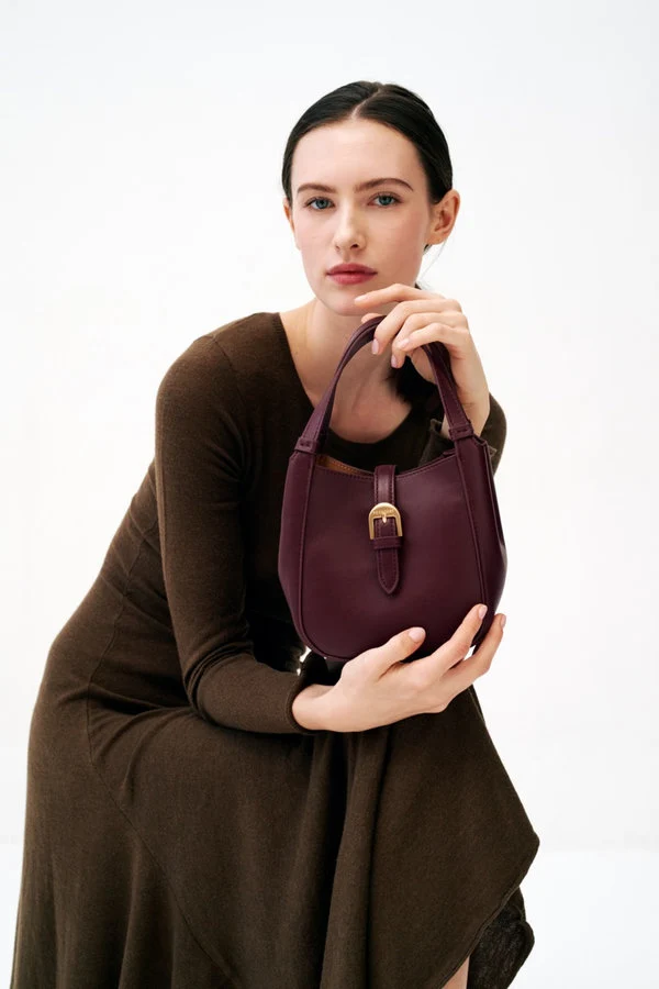 l'envolée - Cabas bordeaux PM