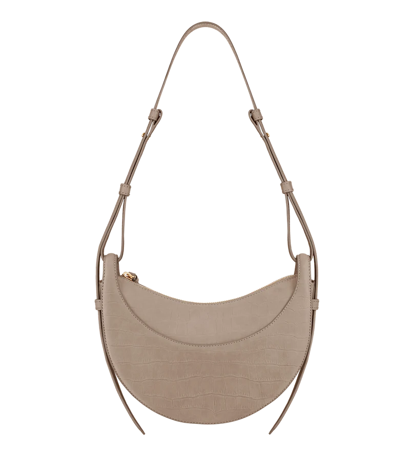 Numéro Dix - Taupe Nubuck Crocodile