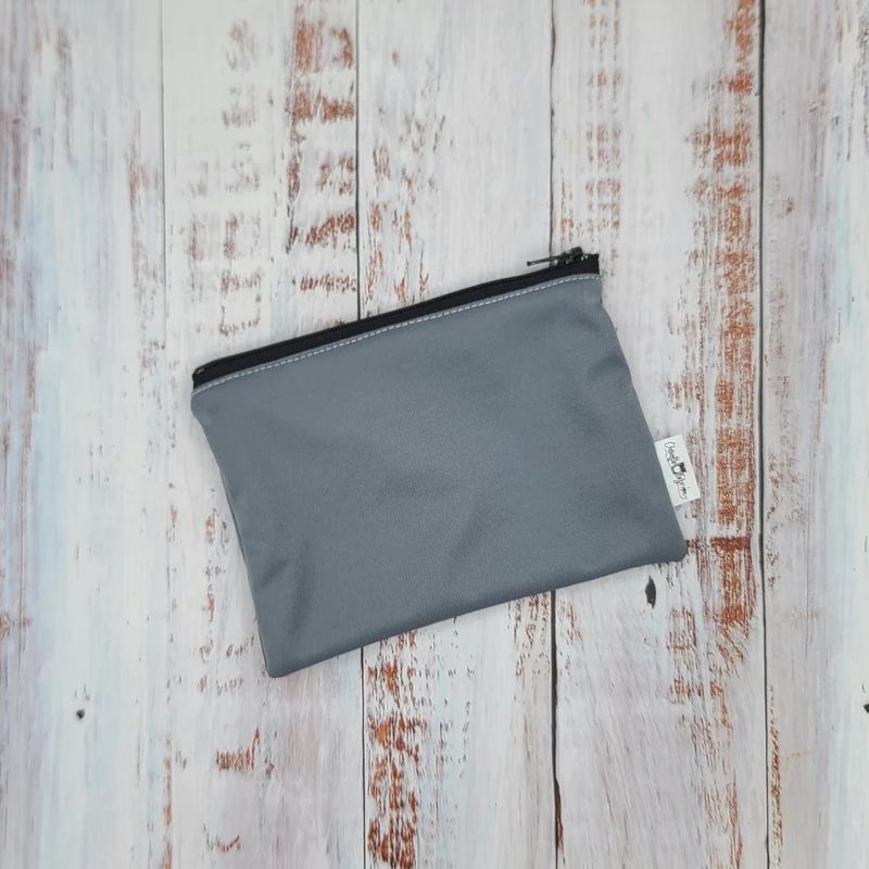 Sac réutilisable pour collation ou sandwich – Gris moyen