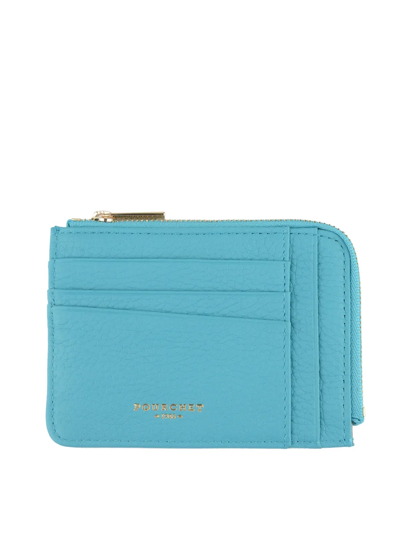 Club - Porte monnaie/carte plat turquoise