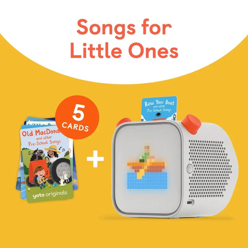 Yoto Player + Pre-School Songs Bundle