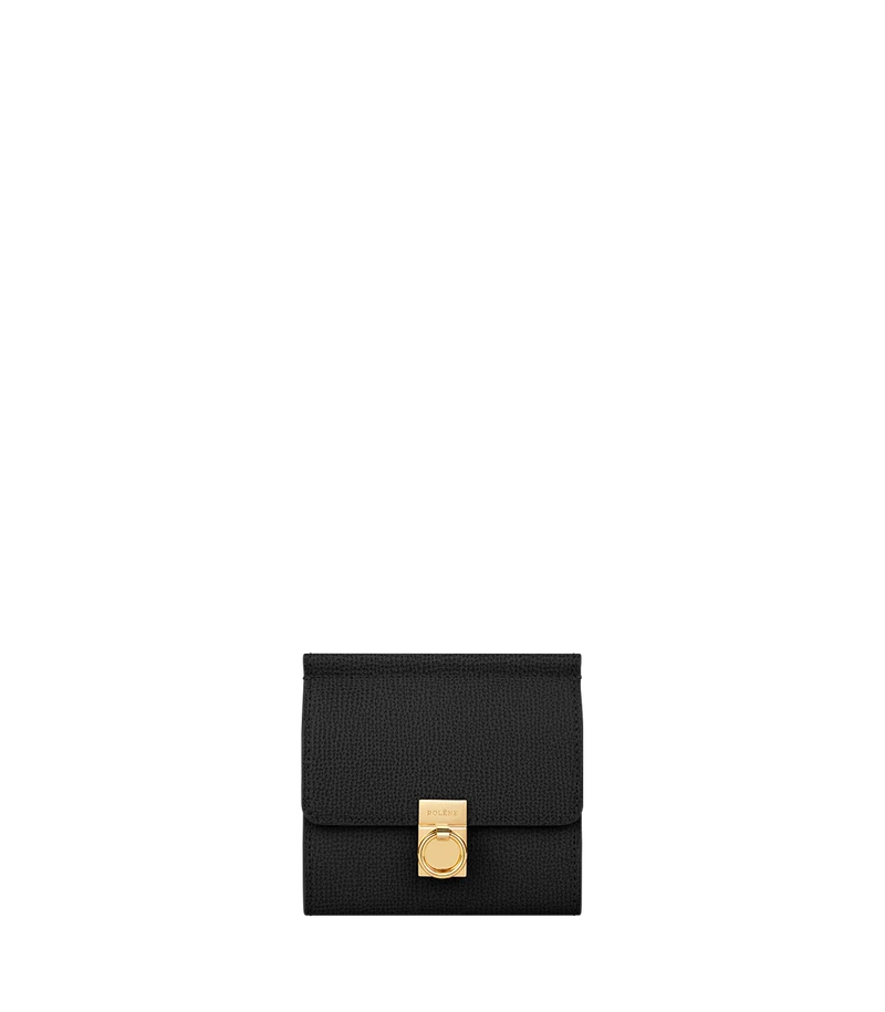 Portefeuille Numéro Sept - Noir Grainé