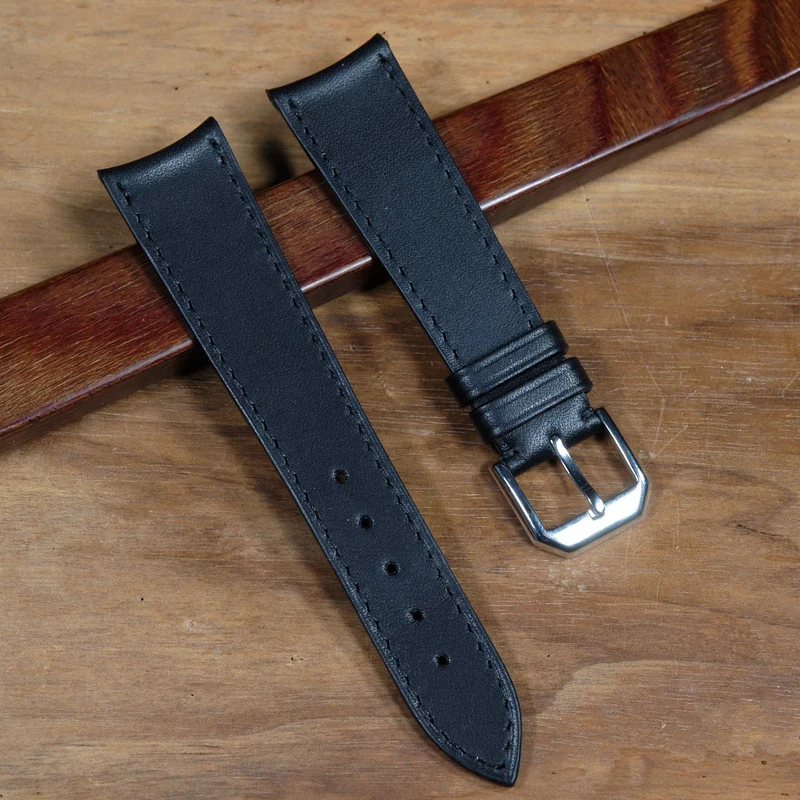 Bracelet anses courbes sellier noir