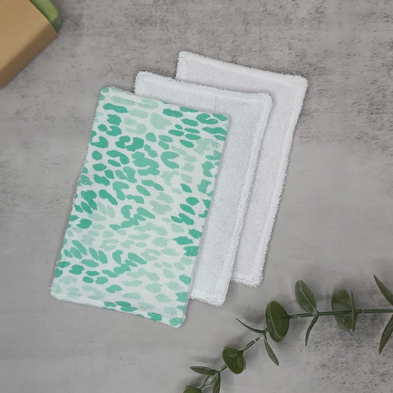 Lingettes démaquillantes - 3/Paquet - Taches animales - Menthe