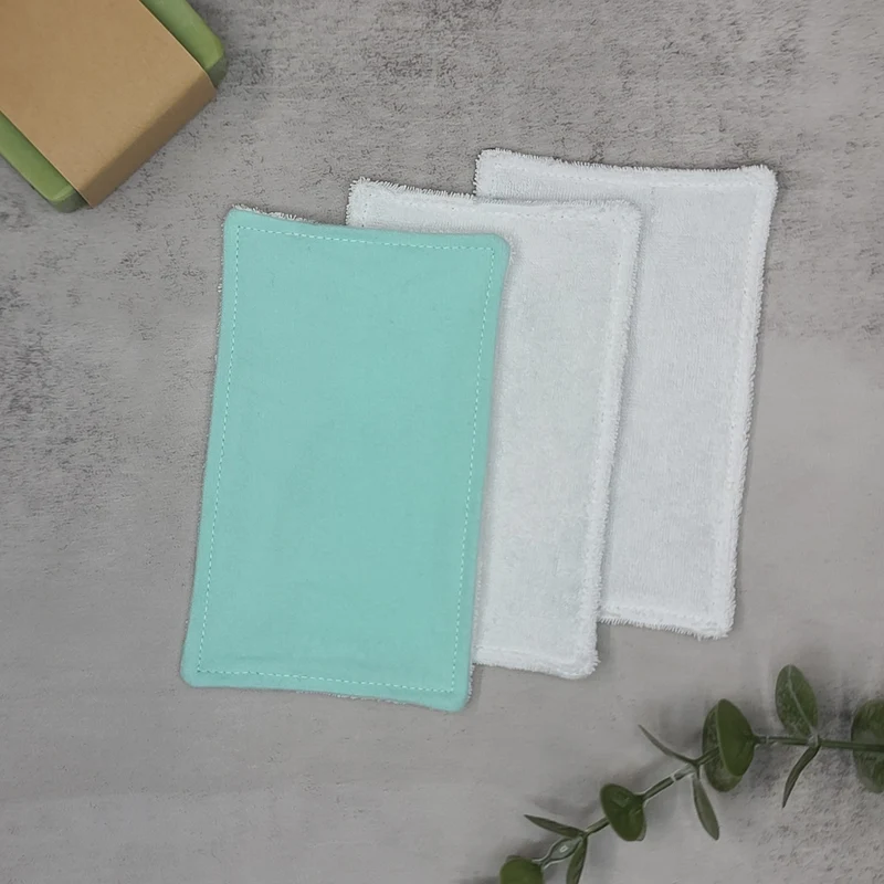 Lingettes démaquillantes - 3/Paquet - Menthe (unies)