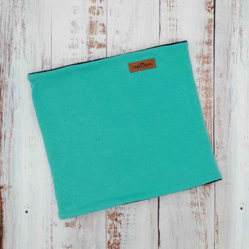 ENFANT - Cache-Cou (JERSEY) Printemps/Automne – Turquoise